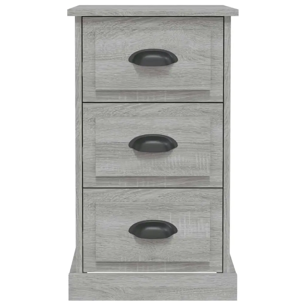 Bedside Cabinet Grey Sonoma 39x39x67 cm Engineered Wood 816166