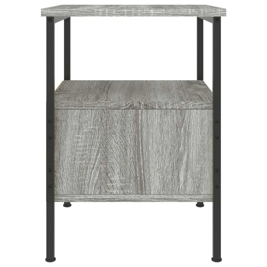 Bedside Cabinet Grey Sonoma 34x36x50 cm Engineered Wood 826049