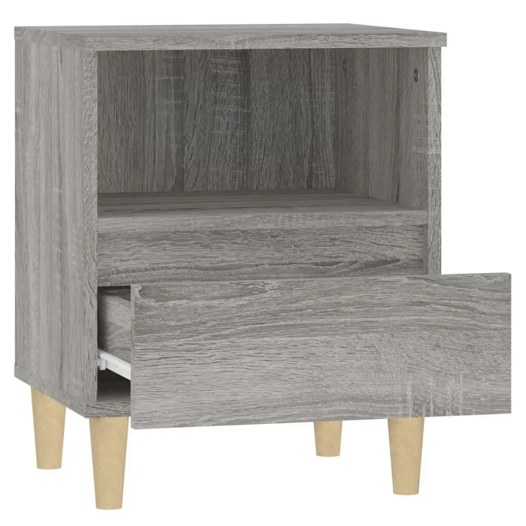 Bedside Cabinet Grey Sonoma 40x35x50 cm 821806