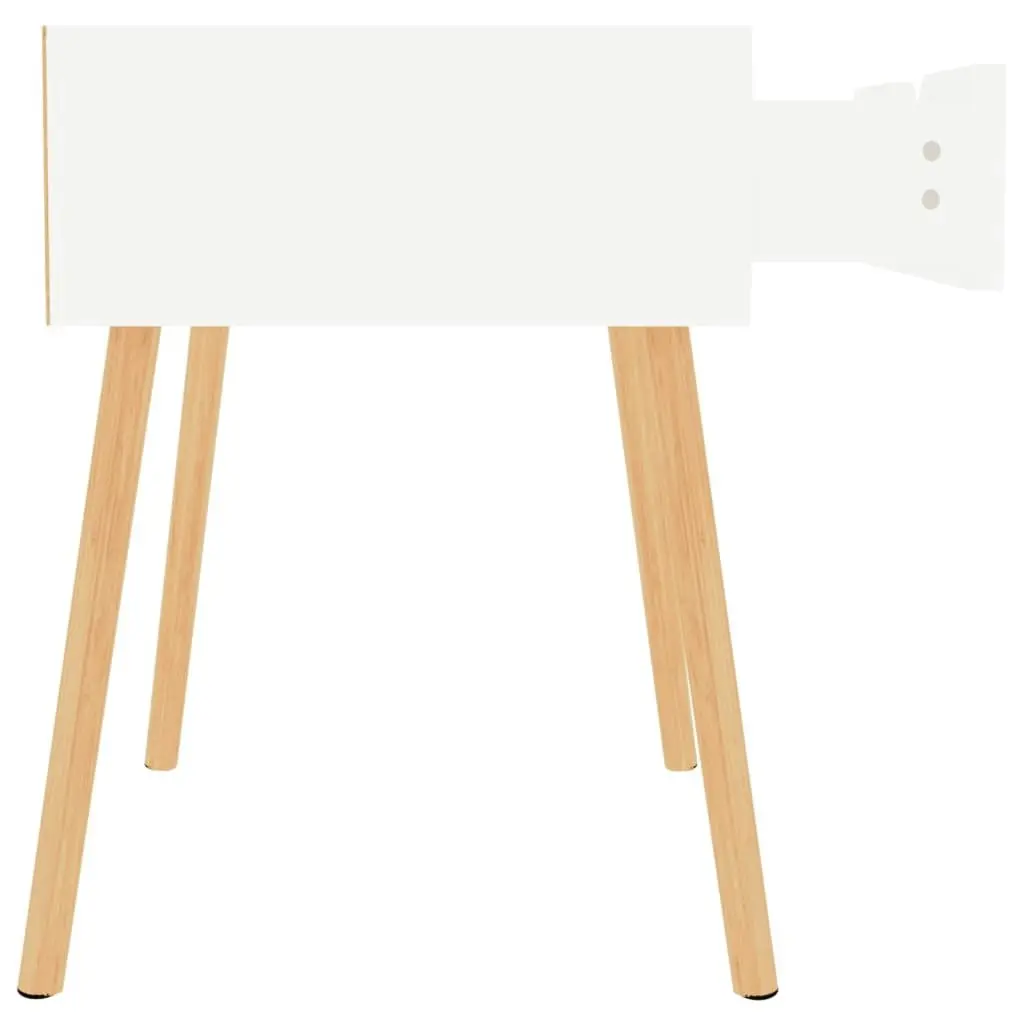 Bedside Cabinet High Gloss White 40x40x56 cm Engineered Wood 326807