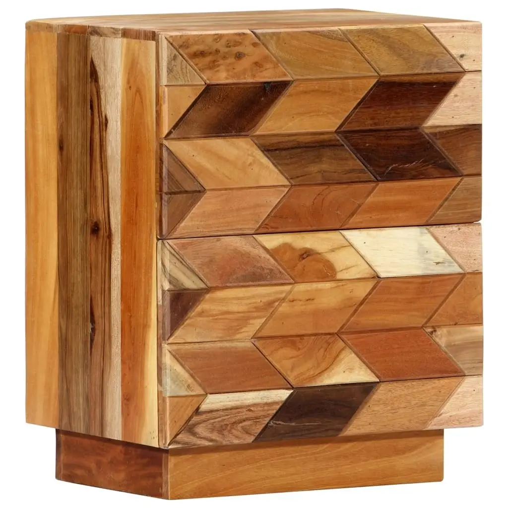 Bedside Cabinet 40x30x50 cm Solid Reclaimed Wood 282731