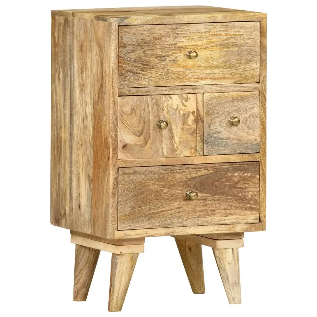 Bedside Cabinet 36x30x60 cm Solid Mango Wood 286123