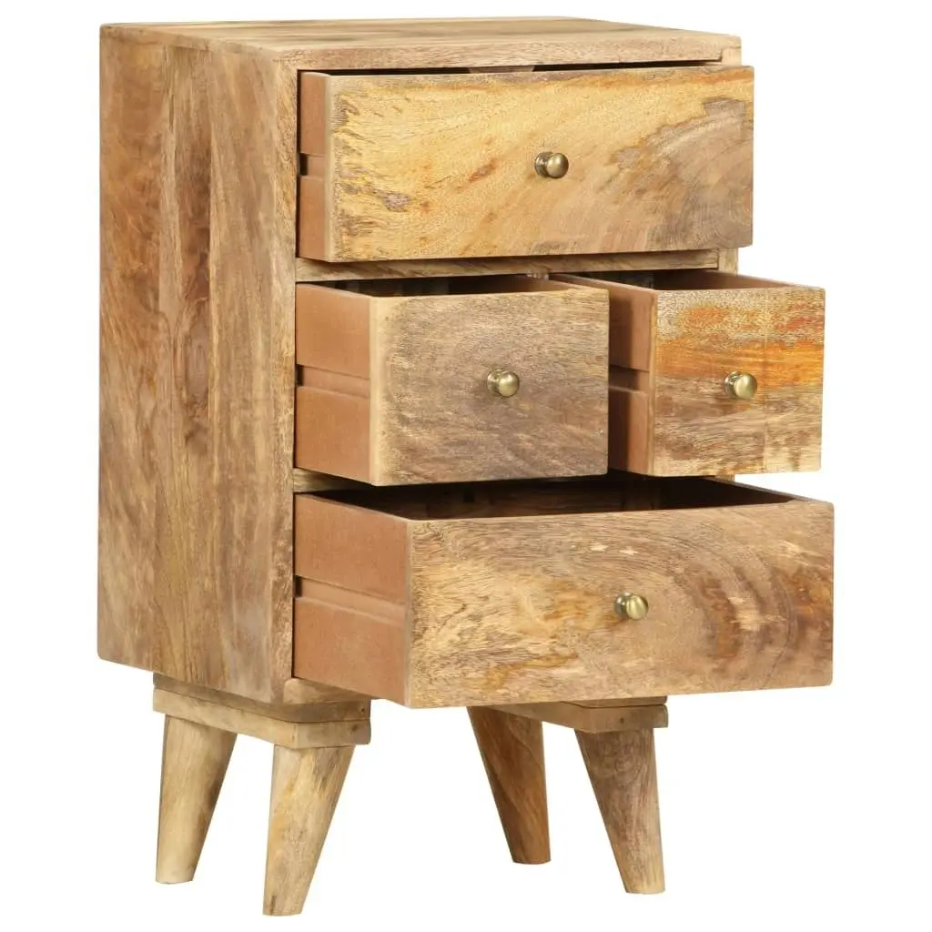 Bedside Cabinet 36x30x60 cm Solid Mango Wood 286123