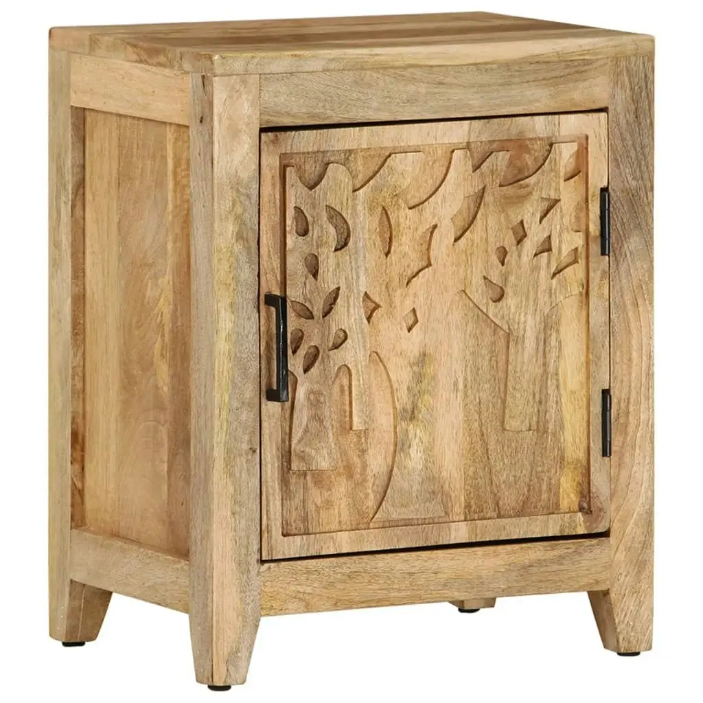 Bedside Cabinet 40x30x50 cm Solid Mango Wood 320811