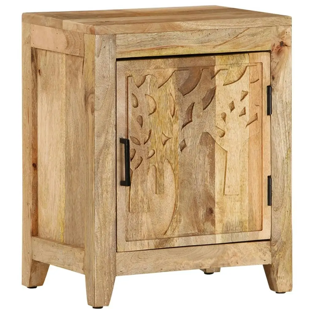 Bedside Cabinet 40x30x50 cm Solid Mango Wood 320811