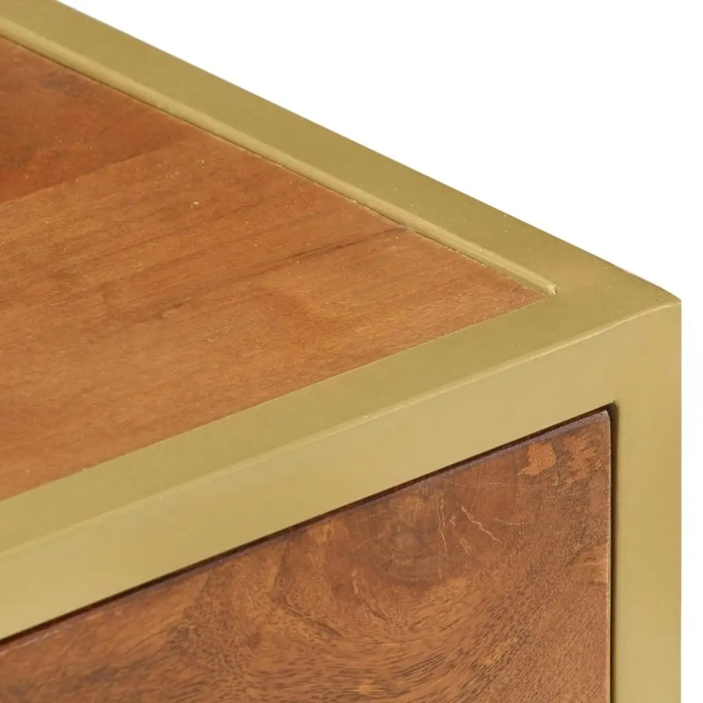 Bedside Cabinet 40x35x50 cm Solid Mango Wood 285856