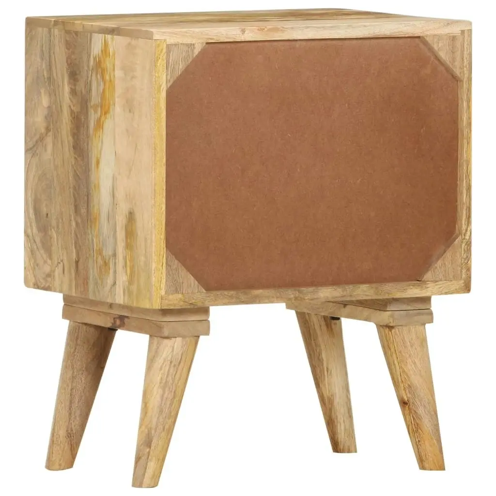 Bedside Cabinet 40x30x50 cm Solid Mango Wood 286125