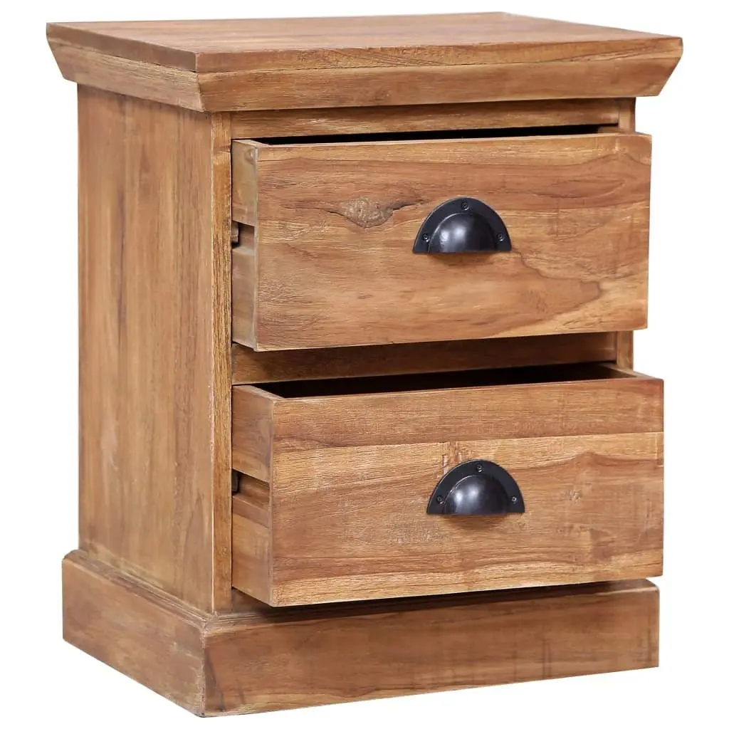 Bedside Cabinet 40x30x50 cm Solid Teak 285309