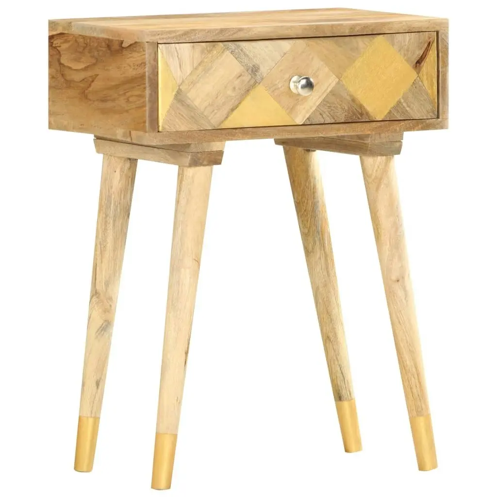 Bedside Cabinet 43x30x58 cm Solid Mango Wood 285857