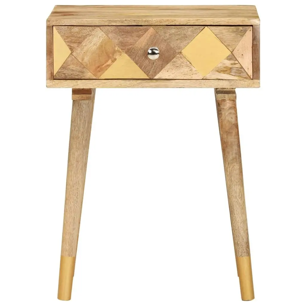 Bedside Cabinet 43x30x58 cm Solid Mango Wood 285857