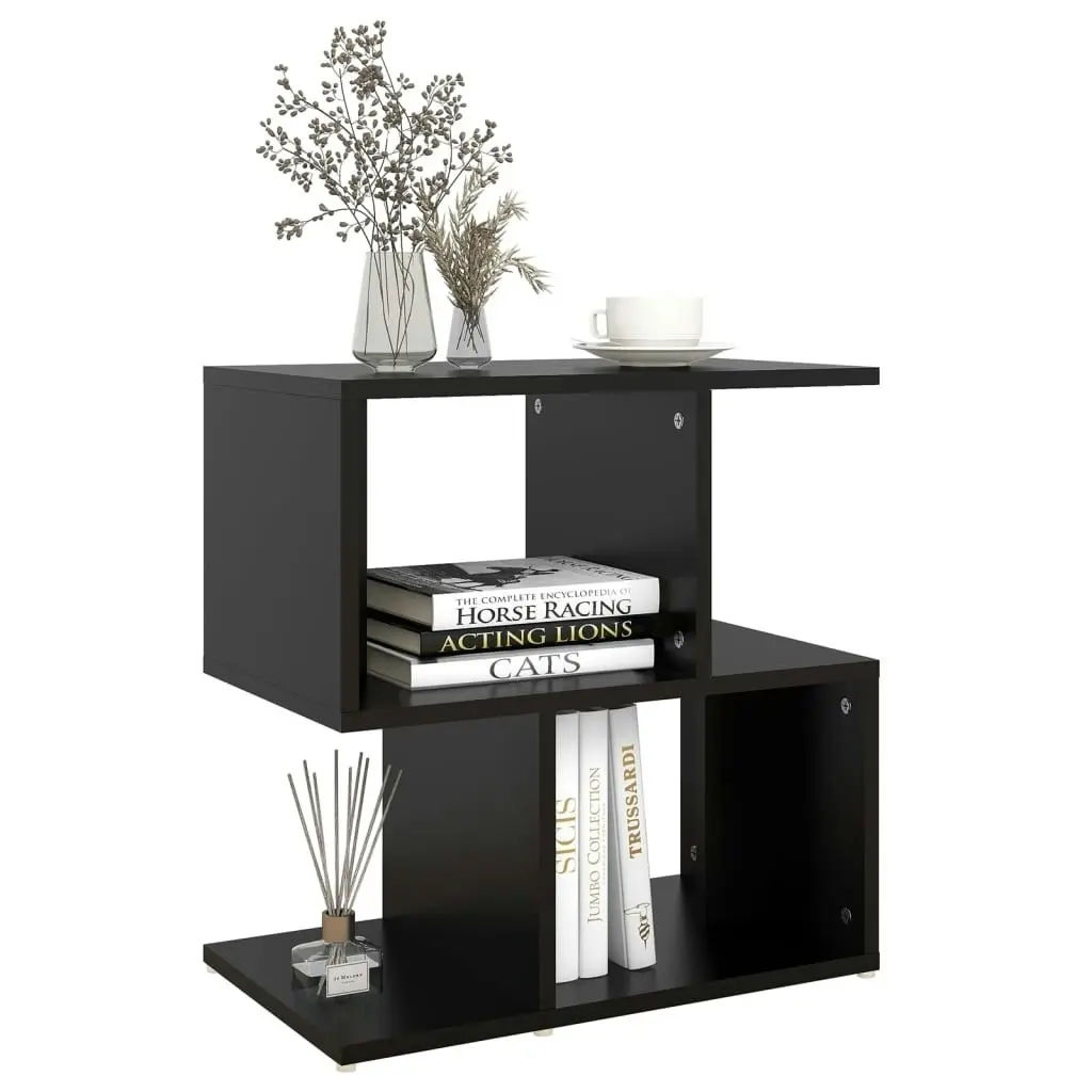 Bedside Cabinet Black 50x30x51.5 cm Engineered Wood 806366