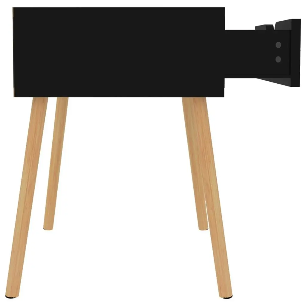 Bedside Cabinet Black 40x40x56 cm Engineered Wood 326797