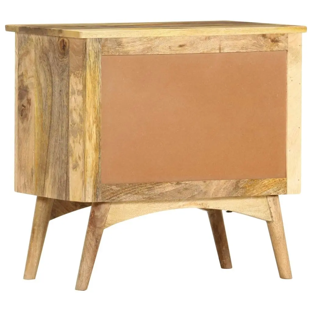 Bedside Cabinet 65x35x60 cm Solid Mango Wood 286126