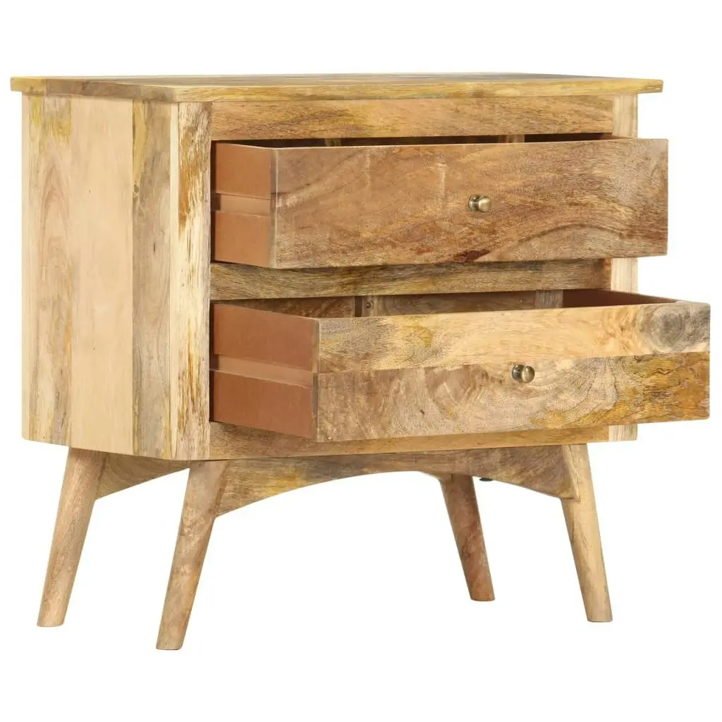 Bedside Cabinet 65x35x60 cm Solid Mango Wood 286126