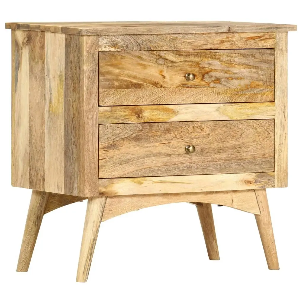 Bedside Cabinet 65x35x60 cm Solid Mango Wood 286126