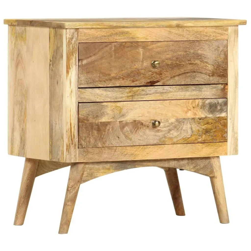 Bedside Cabinet 65x35x60 cm Solid Mango Wood 286126