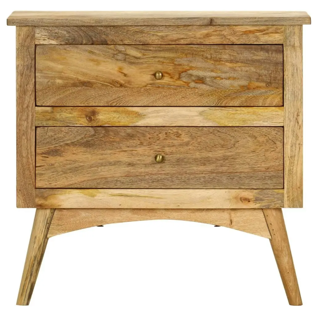 Bedside Cabinet 65x35x60 cm Solid Mango Wood 286126