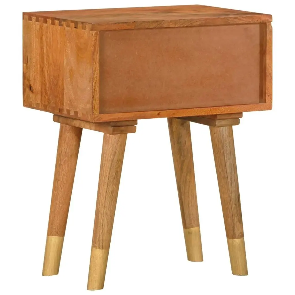 Bedside Cabinet 43x30x58 cm Solid Mango Wood 285853