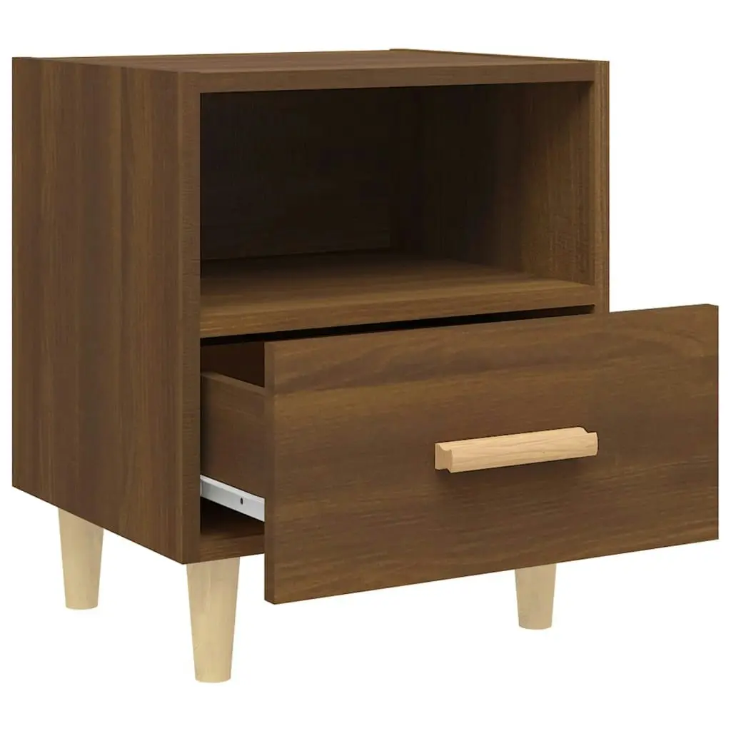 Bedside Cabinet Brown Oak 40x35x47 cm 817301