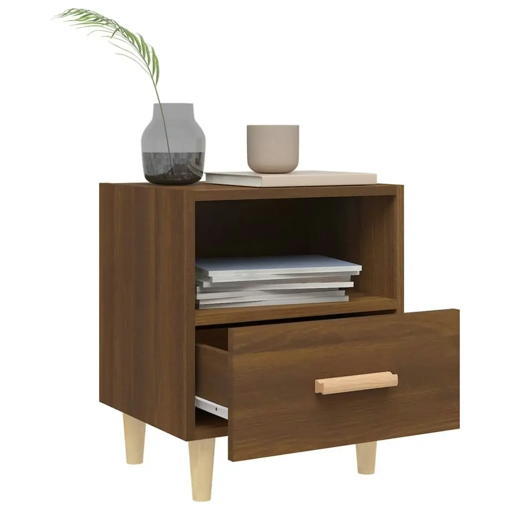 Bedside Cabinet Brown Oak 40x35x47 cm 817301