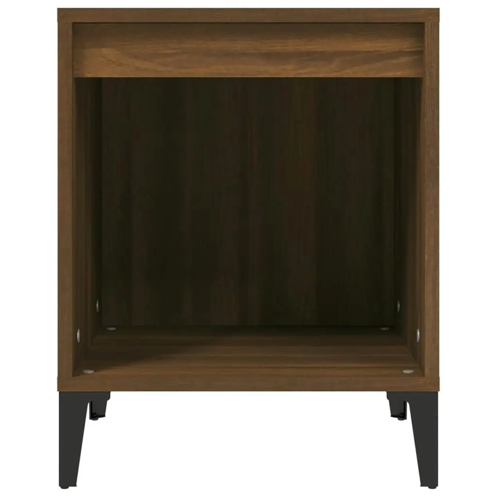 Bedside Cabinet Brown Oak 40x35x50 cm 821888