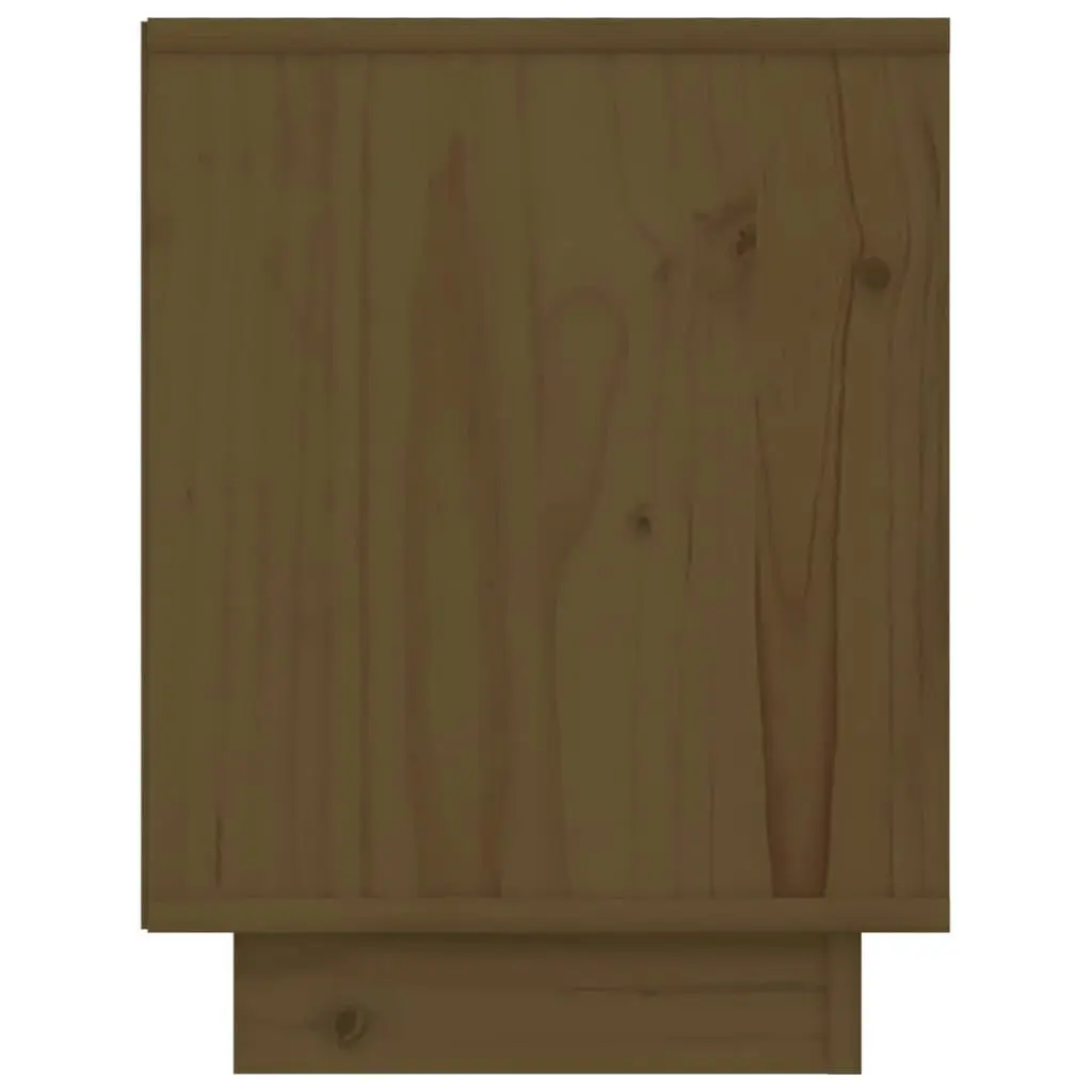 Bedside Cabinet Honey Brown 40x30x40 cm Solid Wood Pine 813341