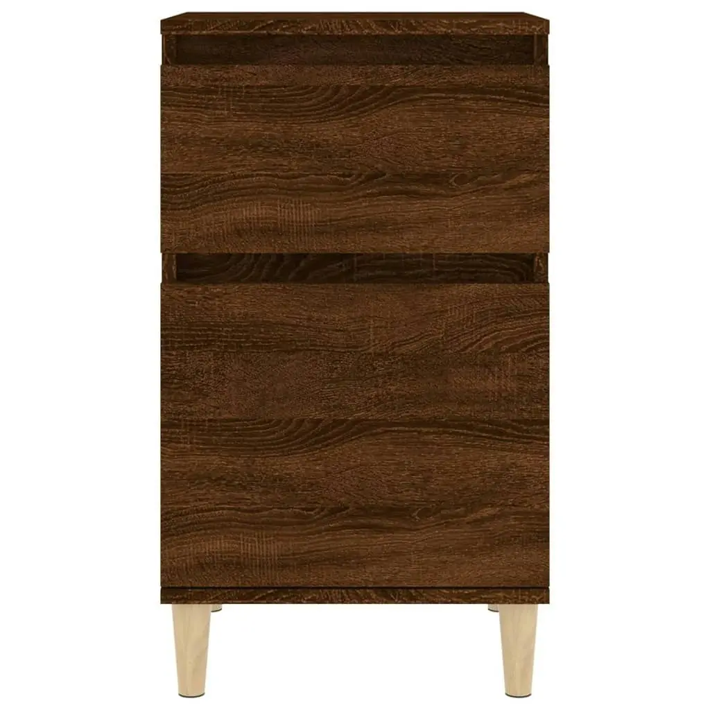 Bedside Cabinet Brown Oak 40x35x70 cm 819706