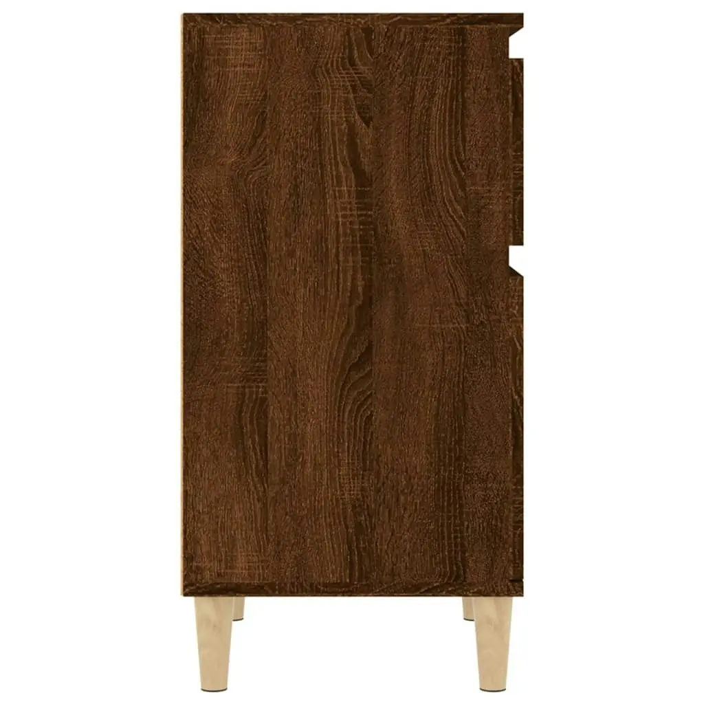 Bedside Cabinet Brown Oak 40x35x70 cm 819706