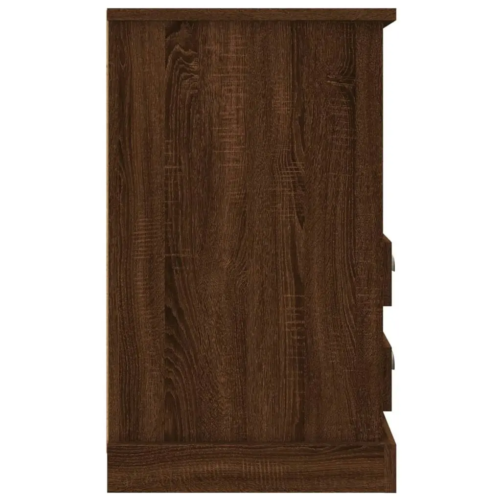 Bedside Cabinet Brown Oak 43x36x60 cm 816342