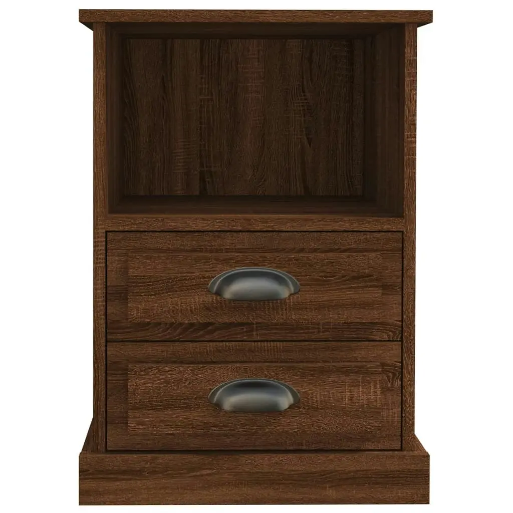 Bedside Cabinet Brown Oak 43x36x60 cm 816342