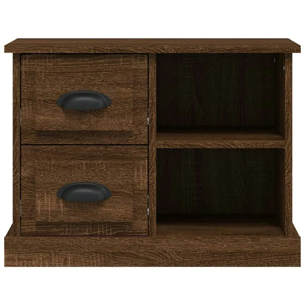 Bedside Cabinet Brown Oak 60x35.5x45 cm 816375