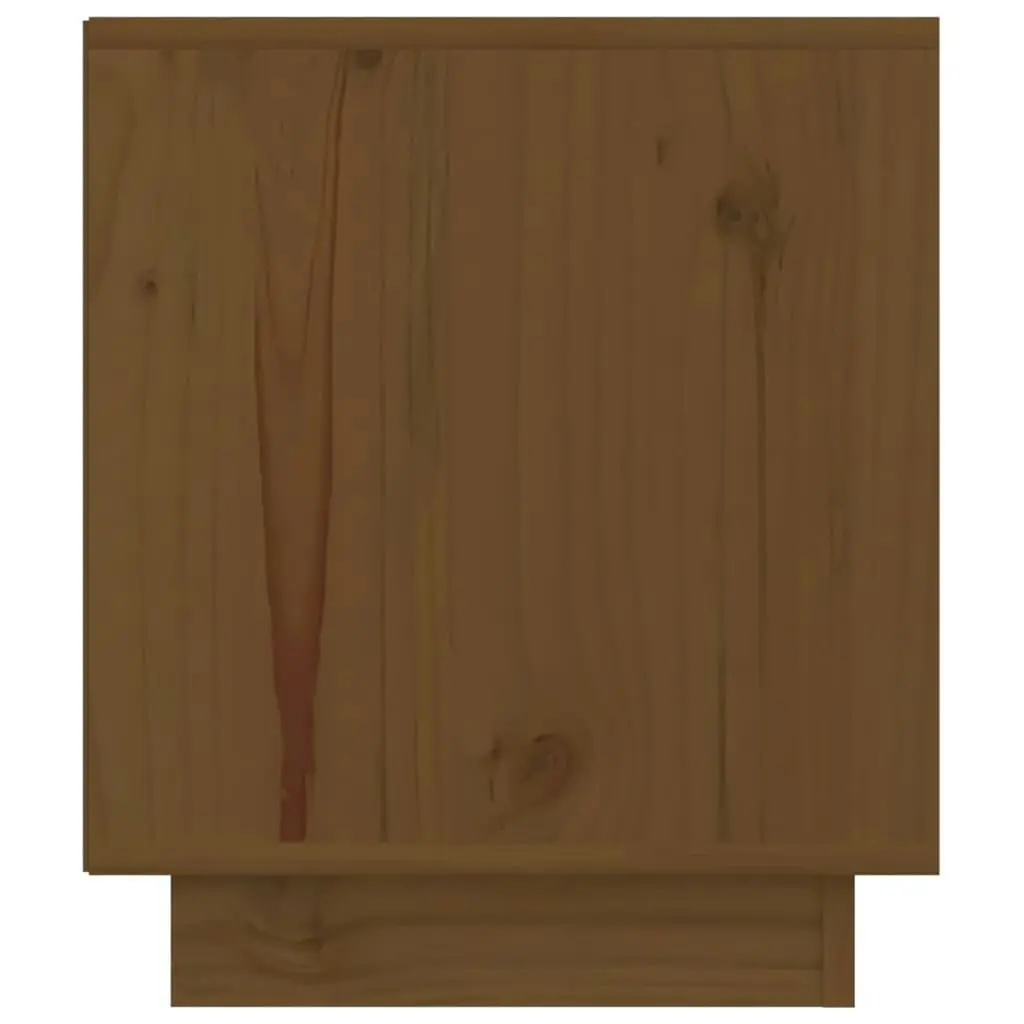 Bedside Cabinet Honey Brown 40x34x40 cm Solid Wood Pine 813331