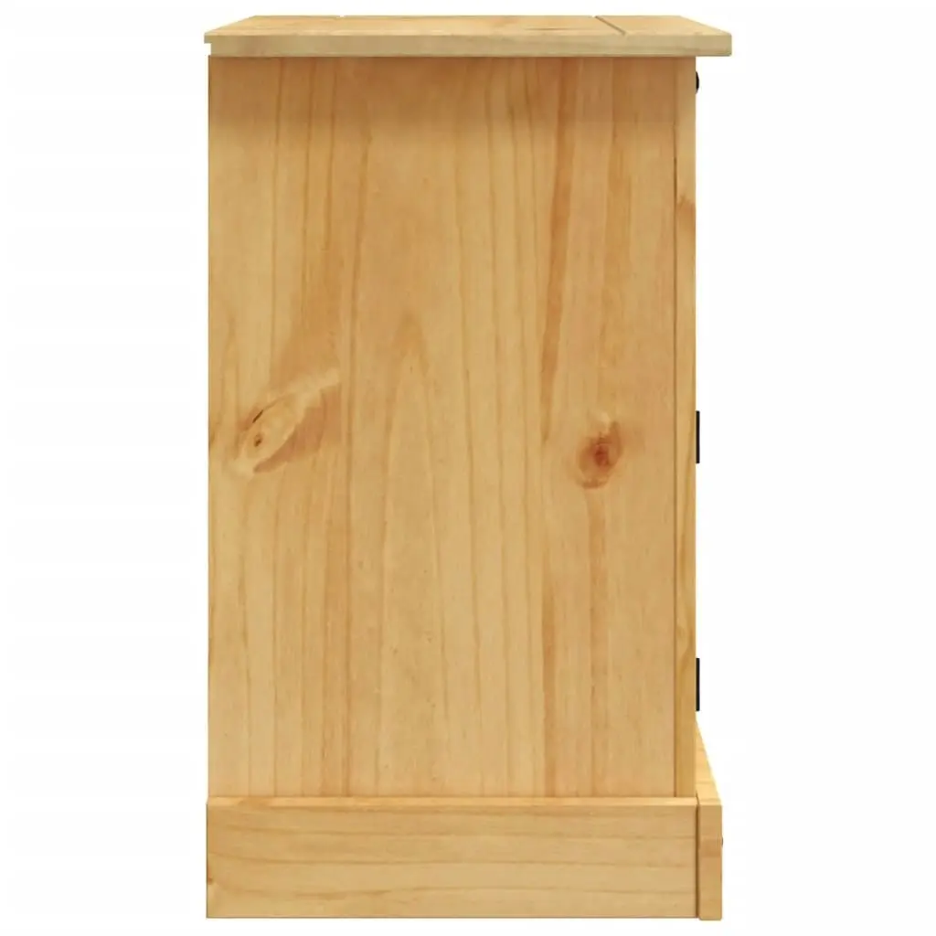 Bedside Cabinet Mexican Pine Corona Range 53x39x66 cm 243730