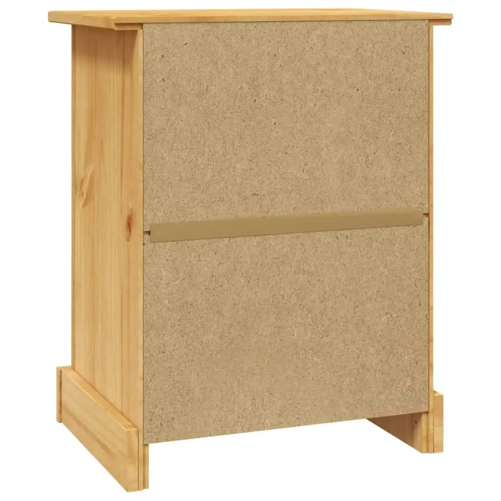 Bedside Cabinet Mexican Pine Corona Range 53x39x66 cm 243730