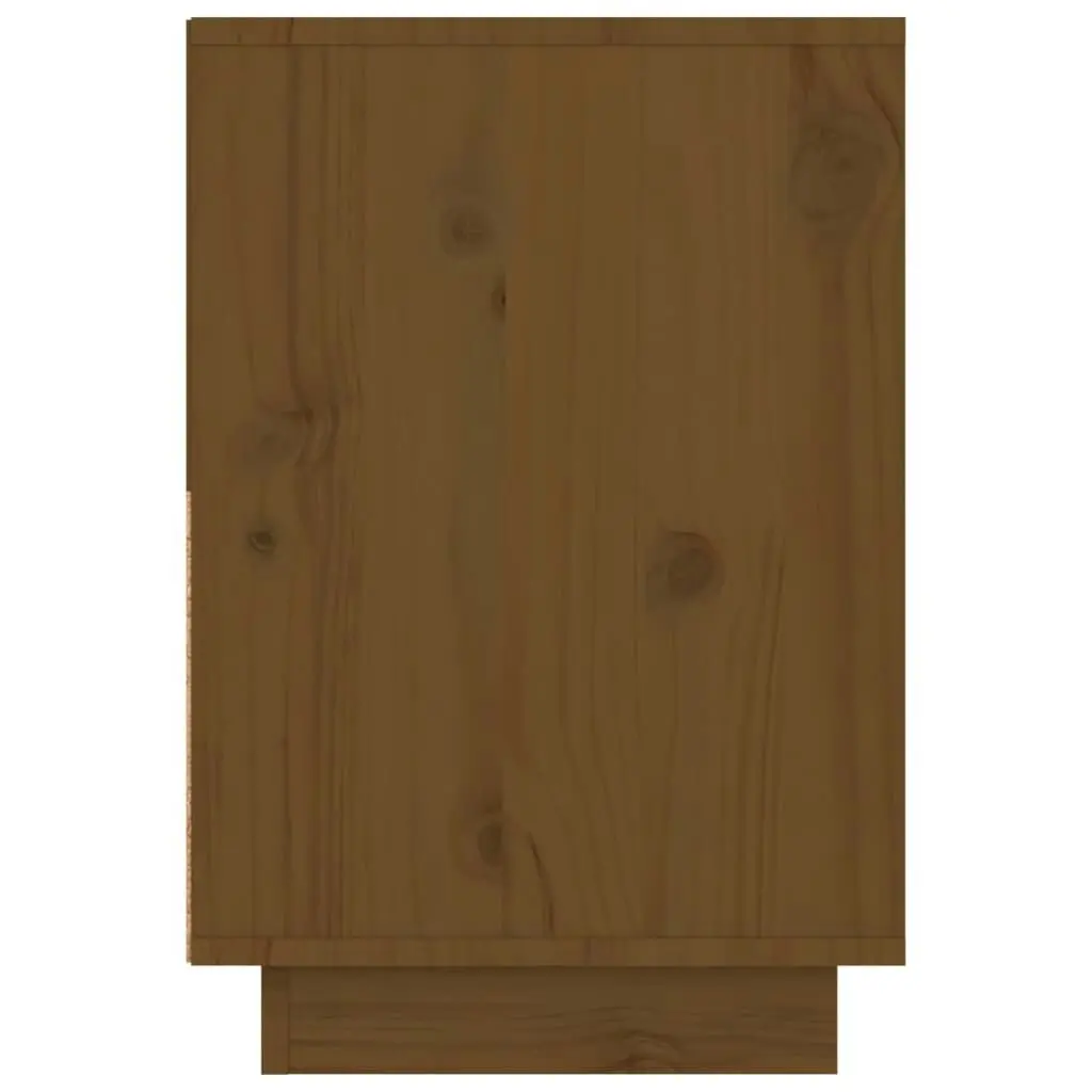 Bedside Cabinet Honey Brown 60x34x51 cm Solid Wood Pine 814380