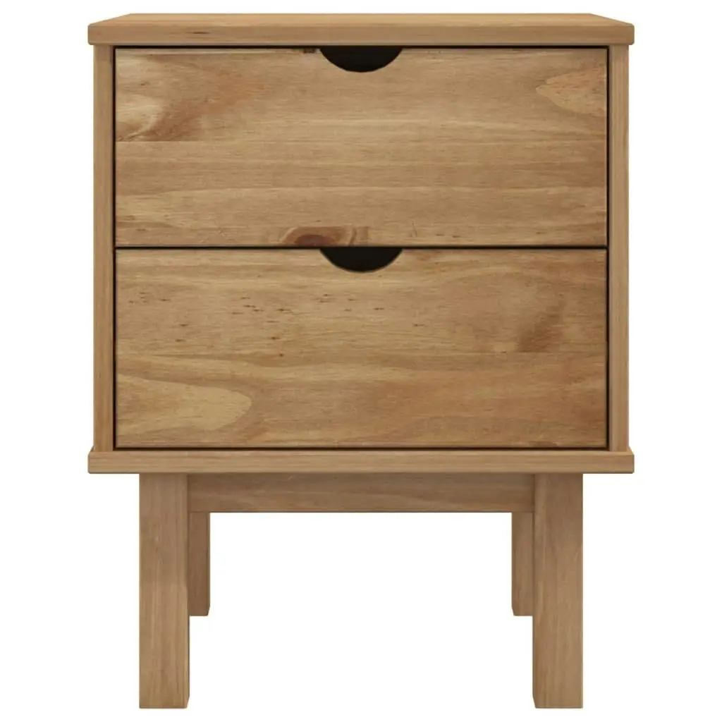 Bedside Cabinet OTTA 45x39x57 cm Solid Wood Pine 348576