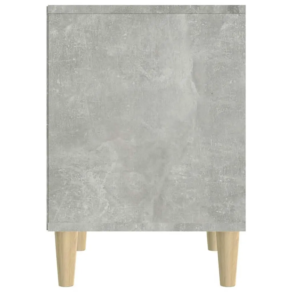 Bedside Cabinet Concrete Grey 40x35x50 cm 821866