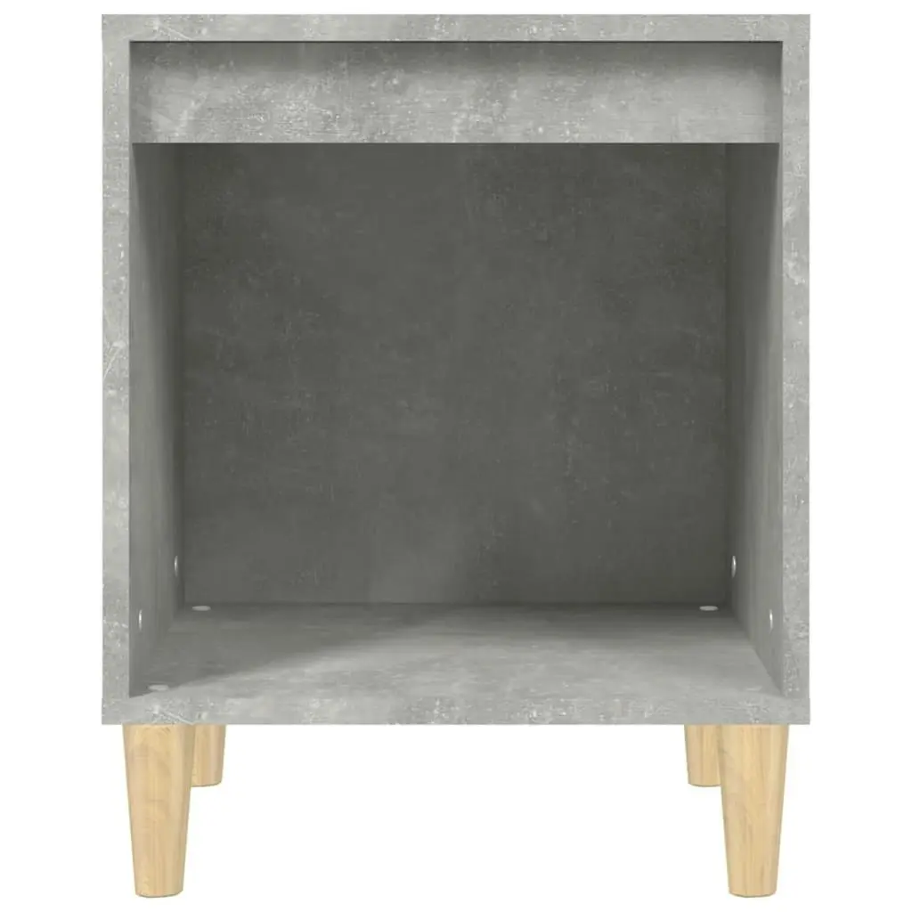 Bedside Cabinet Concrete Grey 40x35x50 cm 821866