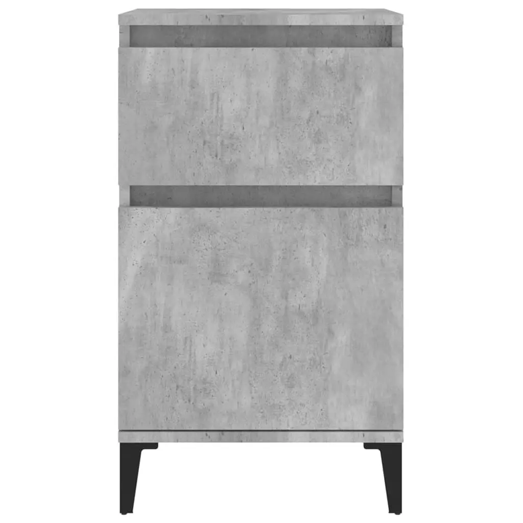 Bedside Cabinet Concrete Grey 40x35x70 cm 819716