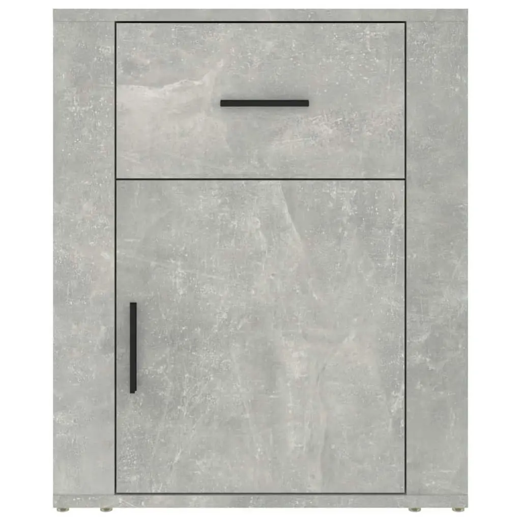 Bedside Cabinet Concrete Grey 50x36x60 cm Engineered Wood 816724