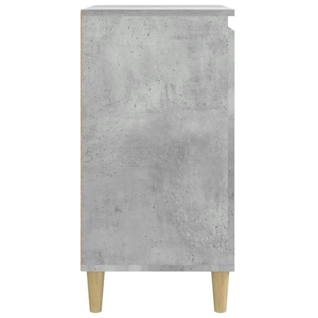 Bedside Cabinet Concrete Grey 40x35x70 cm Engineered Wood 819636