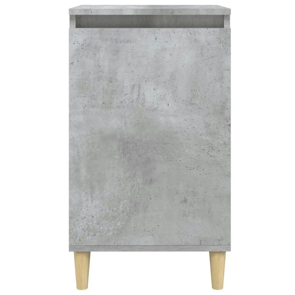 Bedside Cabinet Concrete Grey 40x35x70 cm Engineered Wood 819636