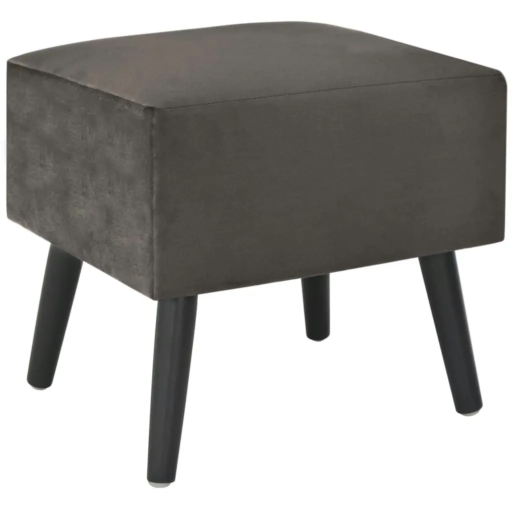 Bedside Cabinet Grey 40x35x40 cm Velvet 247542