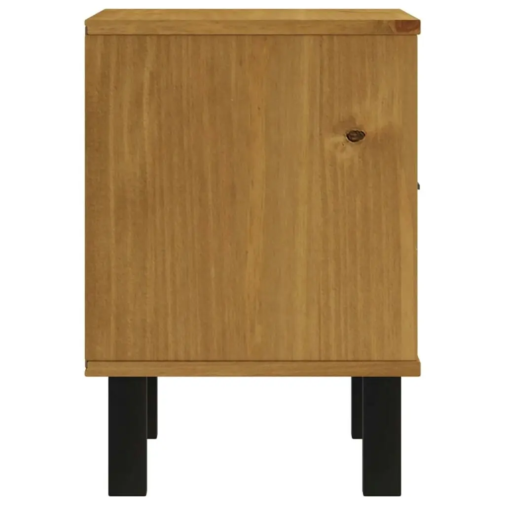 Bedside Cabinet FLAM 40x35x50 cm Solid Wood Pine 357812