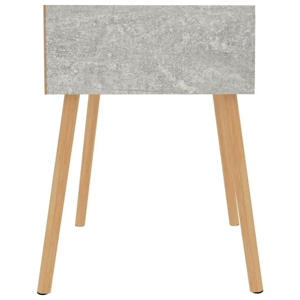 Bedside Cabinet Concrete Grey 40x40x56 cm Engineered Wood 326803