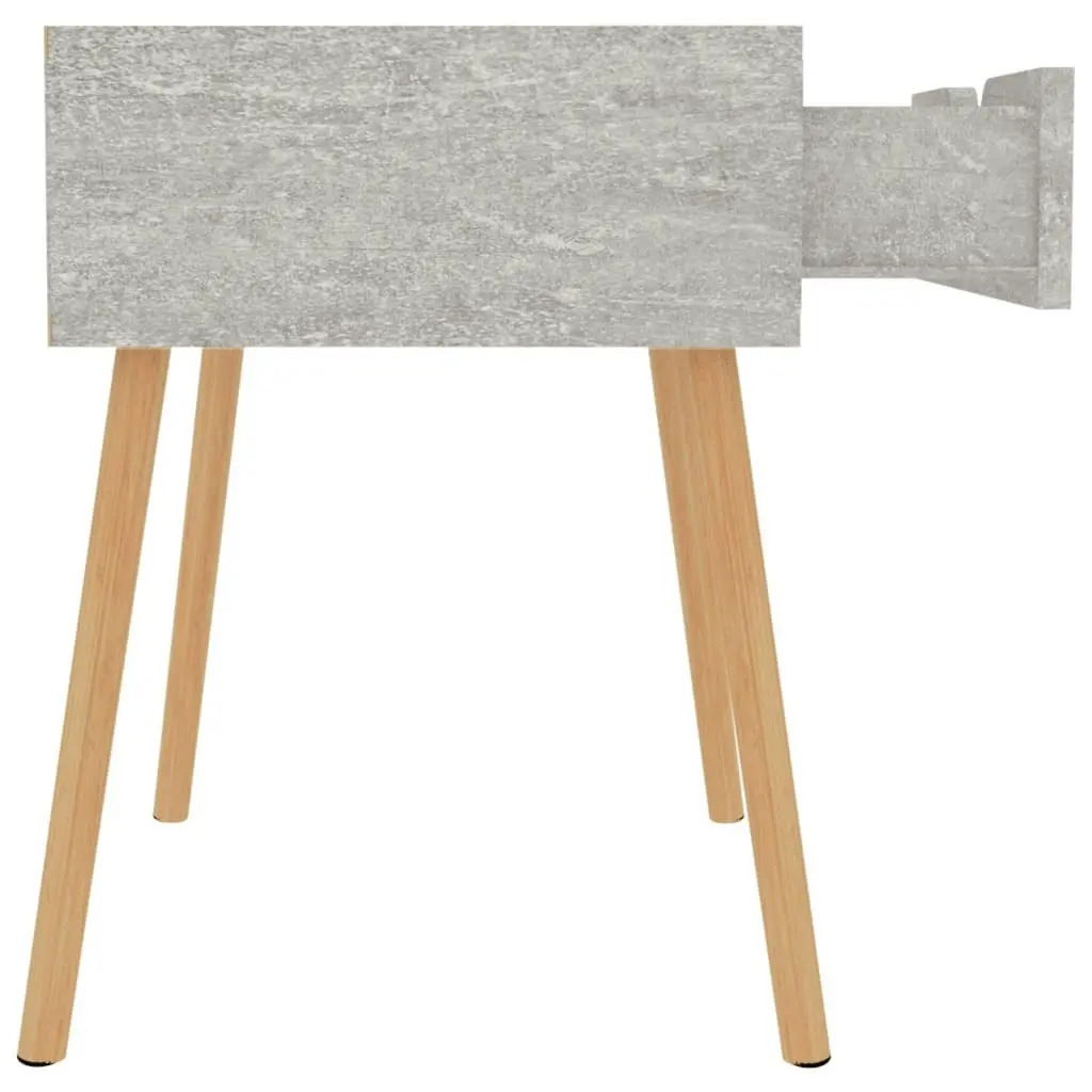 Bedside Cabinet Concrete Grey 40x40x56 cm Engineered Wood 326803