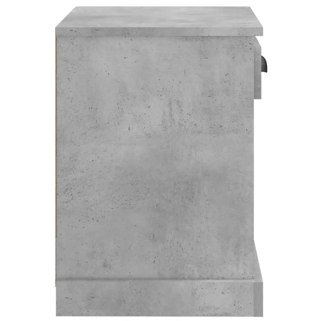 Bedside Cabinet Concrete Grey 43x36x50 cm 816352