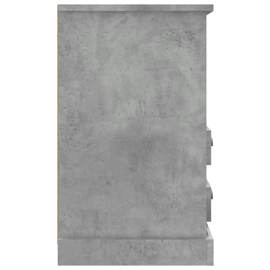 Bedside Cabinet Concrete Grey 43x36x60 cm 816336