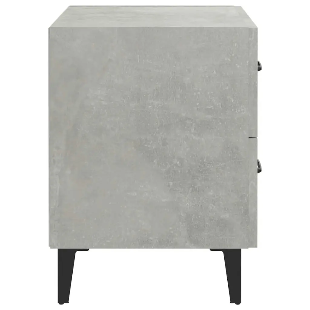 Bedside Cabinet Concrete Grey 40x35x47.5 cm 811996