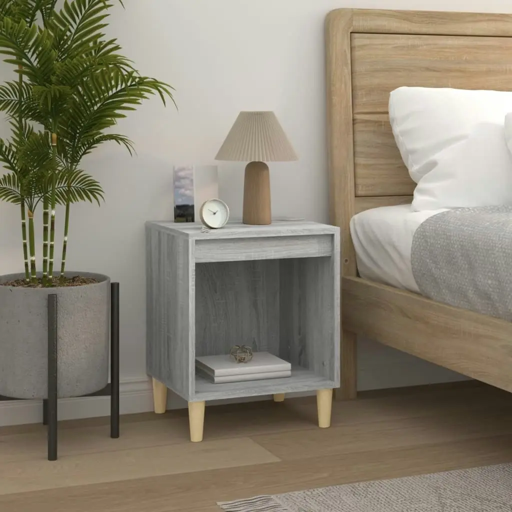 Bedside Cabinet Grey Sonoma 40x35x50 cm 821870